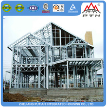 2016 New style certificated modular prefabricated steel structure hotel building